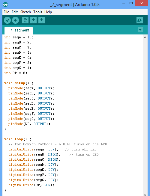 7-segment program