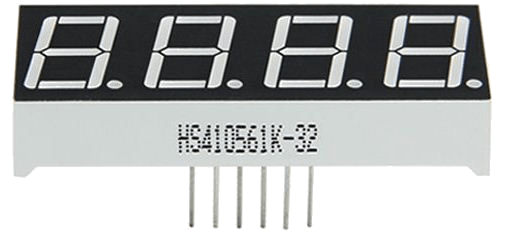 7-segment LED (4 digits)