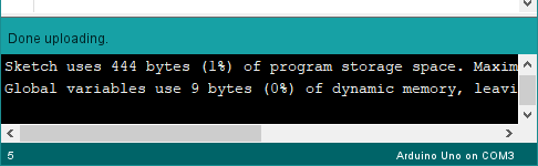 Done uploading