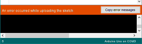 COM port error