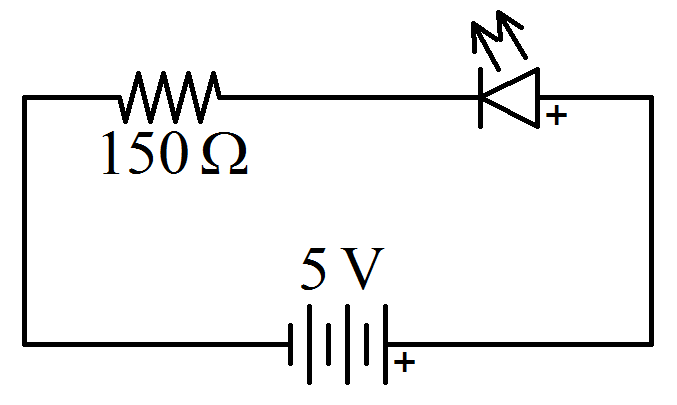 schematic led with resistor