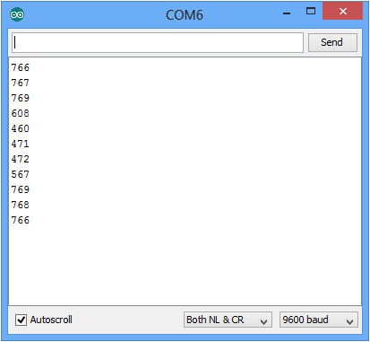 Monitor output