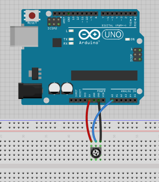 Potentiometer connections