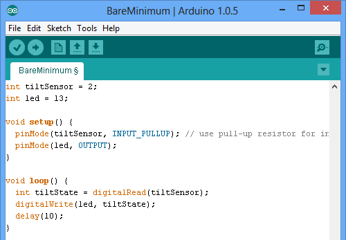 Built-in pull-up resistor